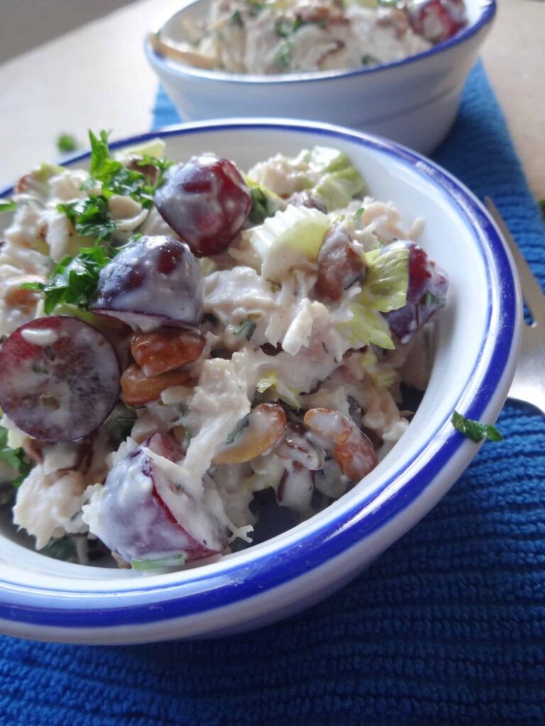 Fruited Chicken Salad with Grapes and cashews