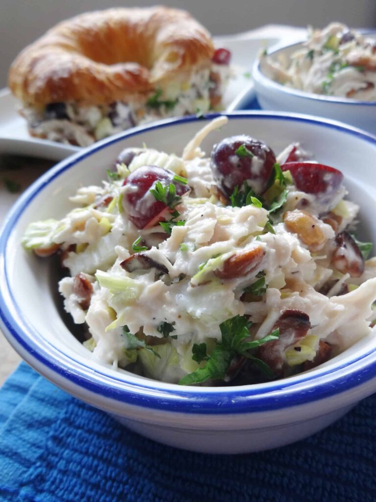 Fruited Chicken Salad With Grapes Cashews Savory With Soul