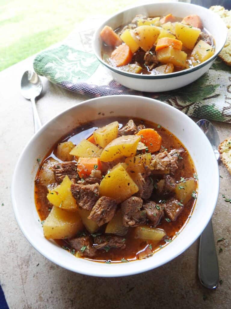 Easy Beef Stew Slow Cooker Recipe - Savory With Soul