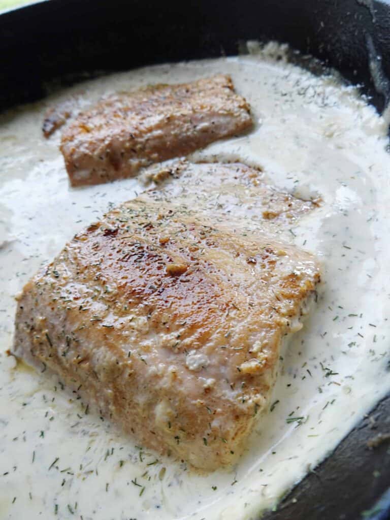 Salmon With Lemon and Dill