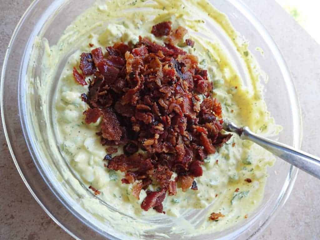 Simple Potato Salad (with Bacon) - Savory With Soul